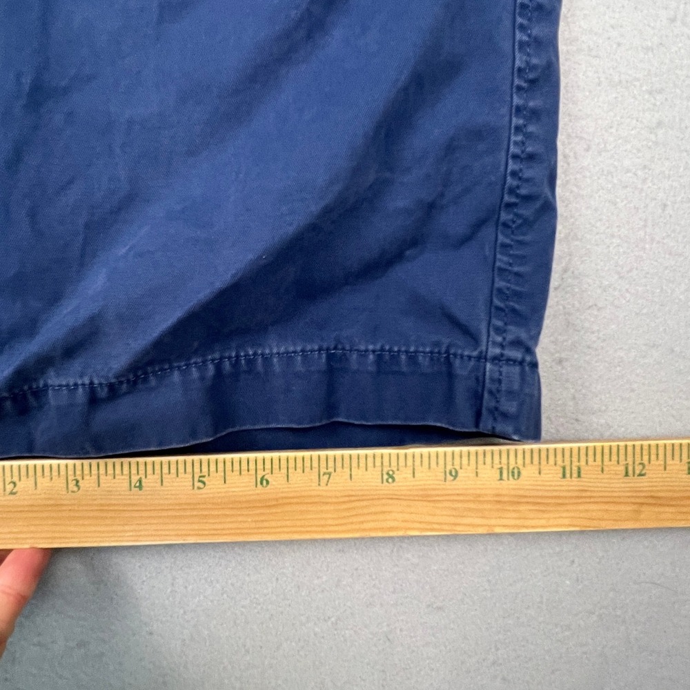 Banana Republic Emerson Shorts Mens 33 Blue Chino Cotton Casual Prep Summer - Picture 12 of 14